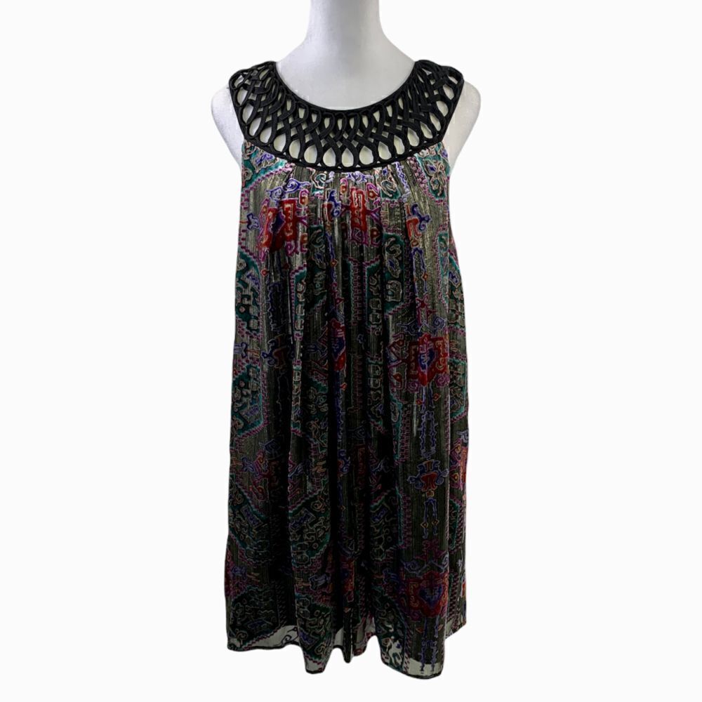 Moulinette Soeurs Anthropologie Linnea Velvet Dress Size S